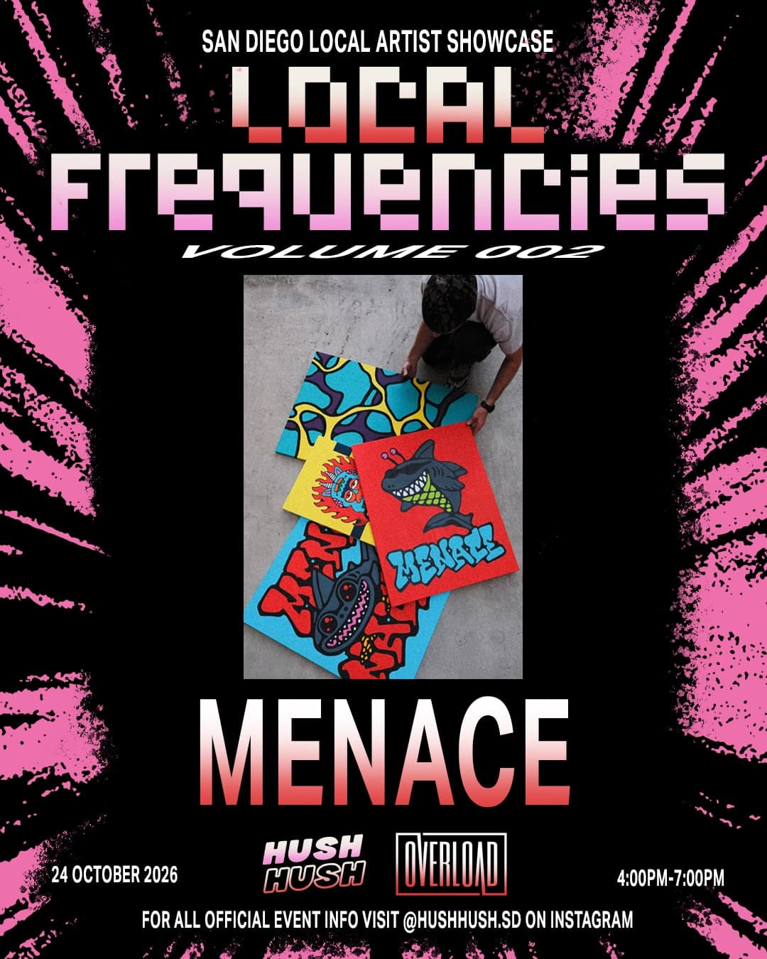 MENACE, Local Frequencies artist card